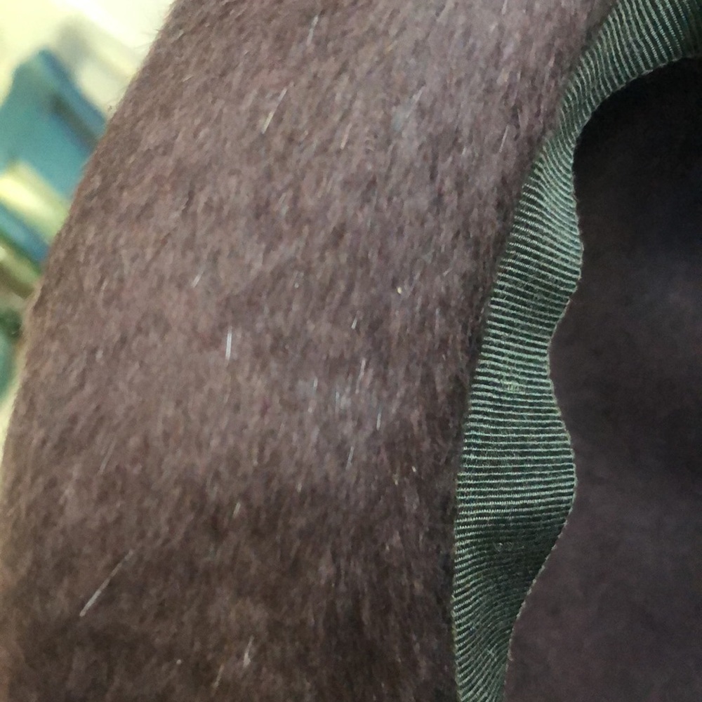 Vintage Brown Hat with Feather - Picture 15 of 16
